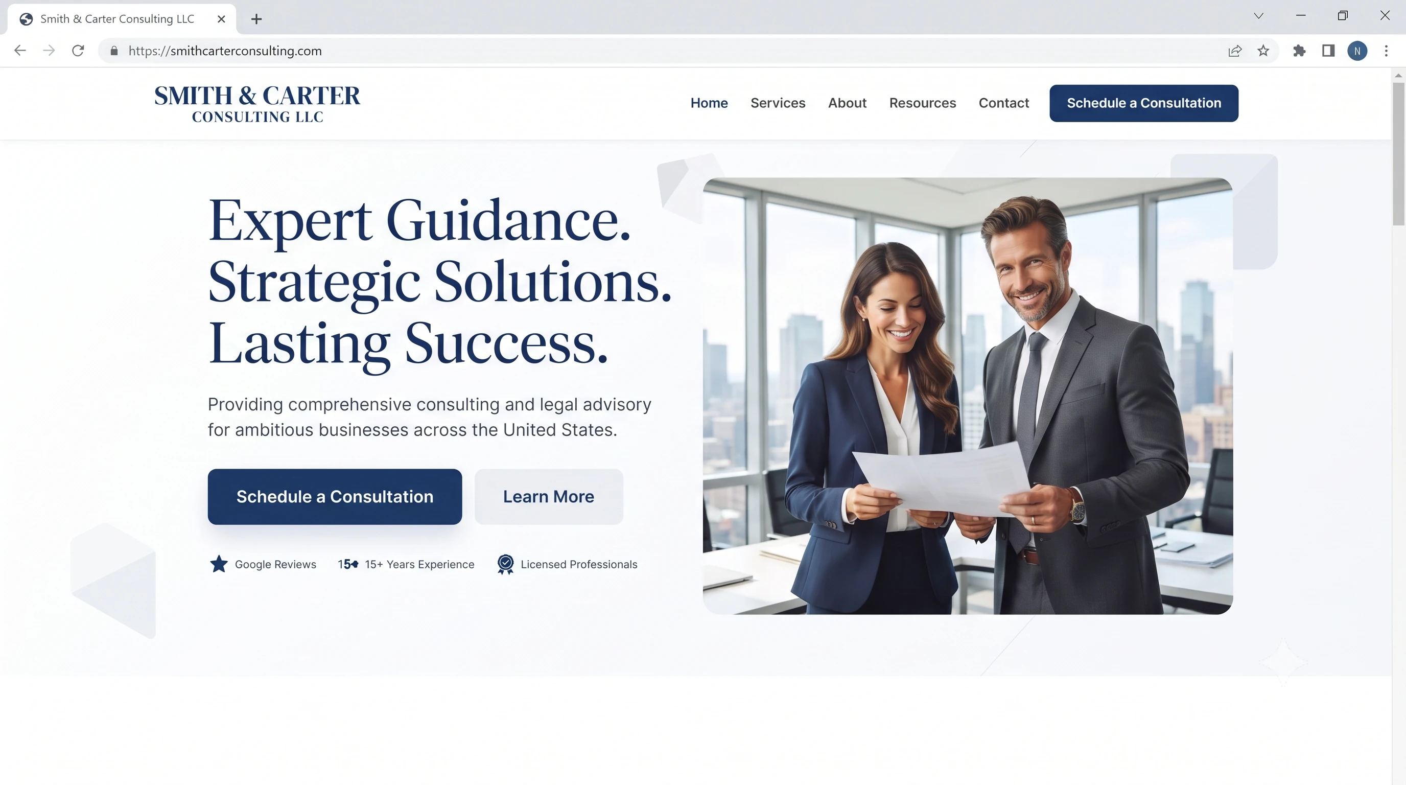 After - Sleek Modern Website
