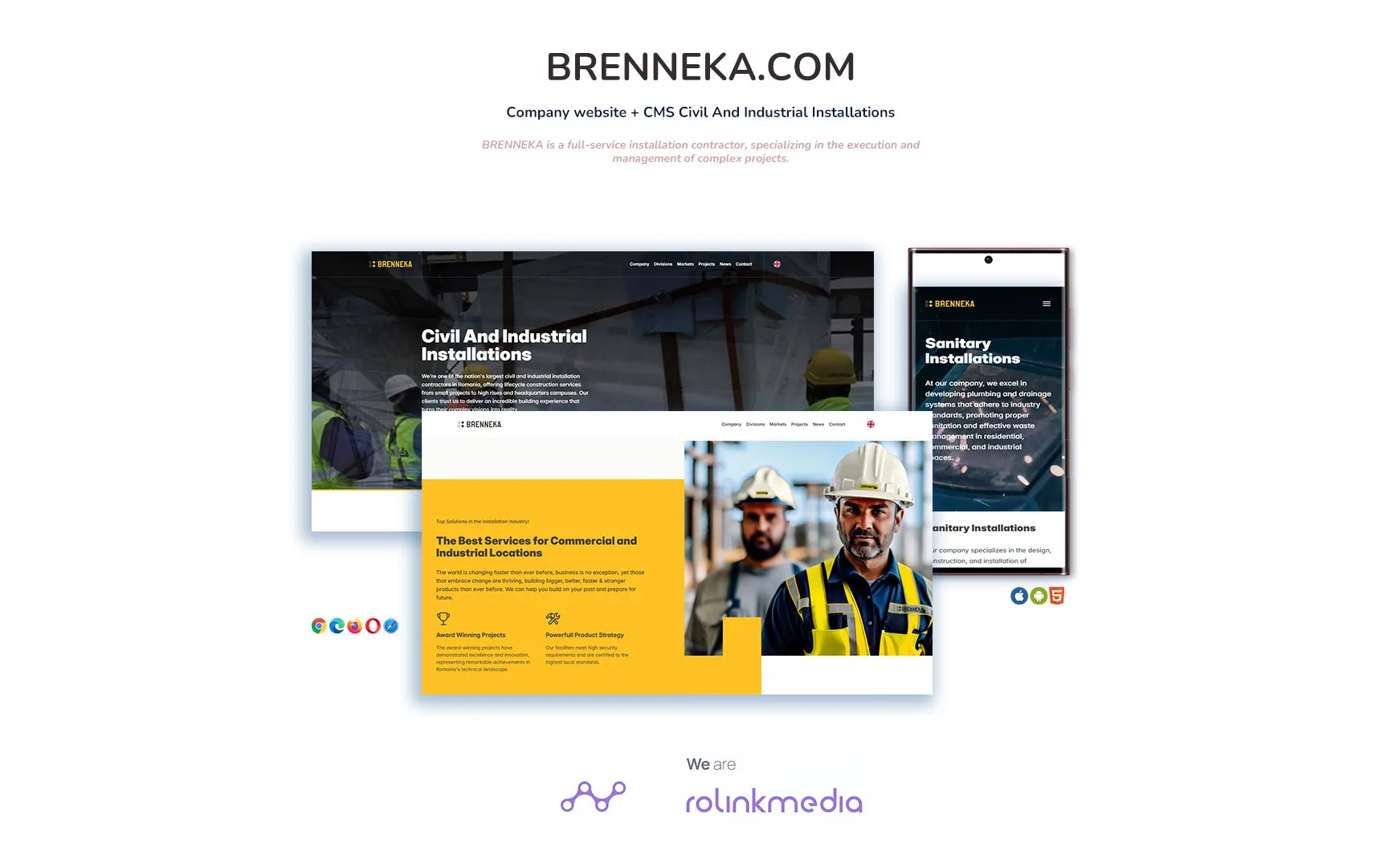 Brenneka.com - Corporate Site & Multi-Language Web Portal